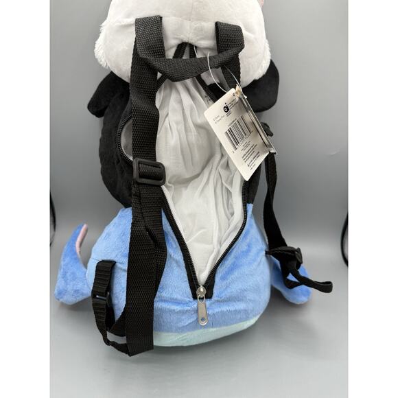 Disney Tsum Tsum Plush Backpack Stitch Minnie Mouse Marie Cat NWT 18” - Picture 3 of 5